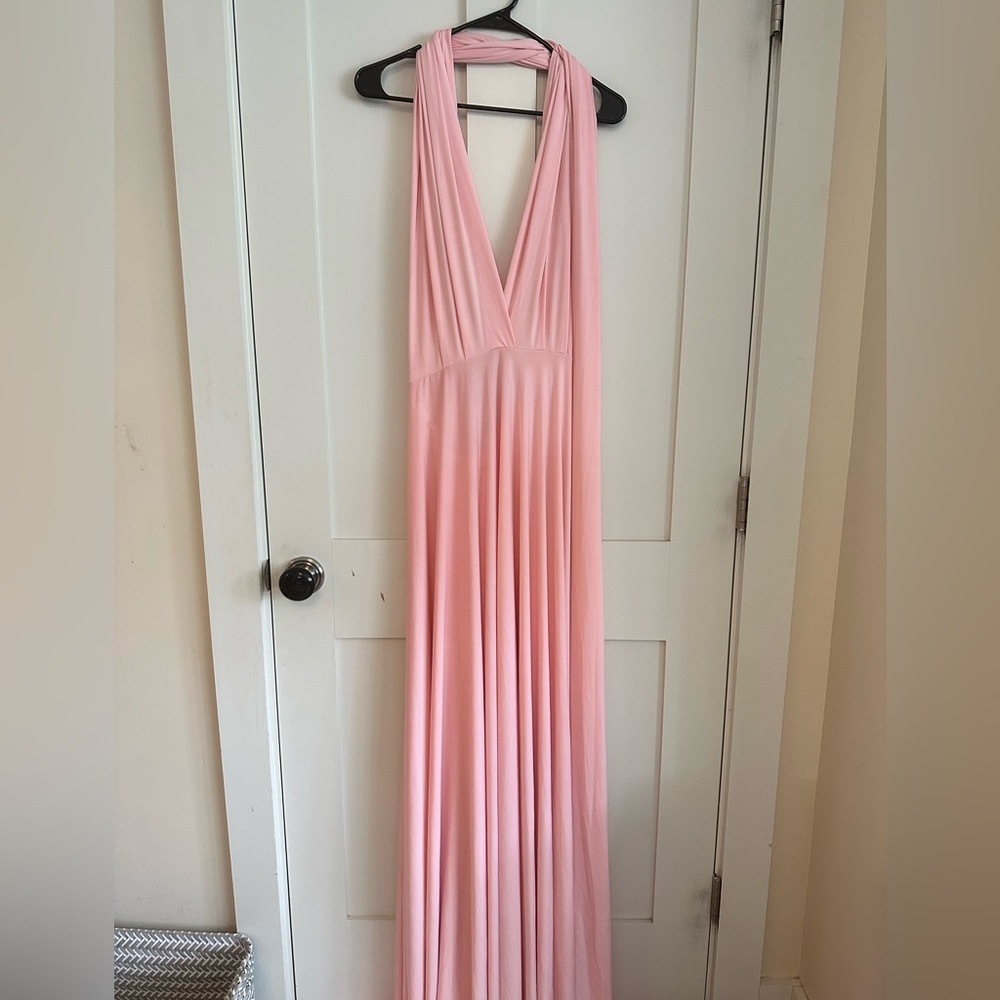 Henkaa Sakura Blush Pink Plus Size Infinity Dress